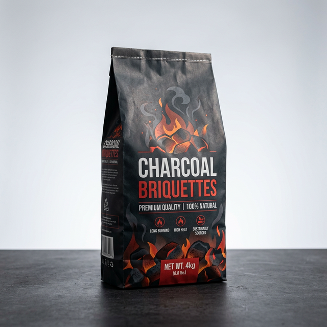 Charcoal briquettes 4kg pack